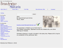 Tablet Screenshot of bwmilitaria.com